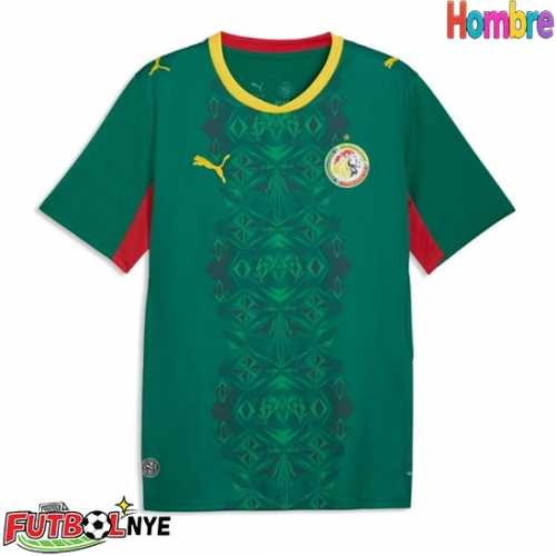 Camiseta Senegal Visitante Equipación Mundial 2026 manga corta